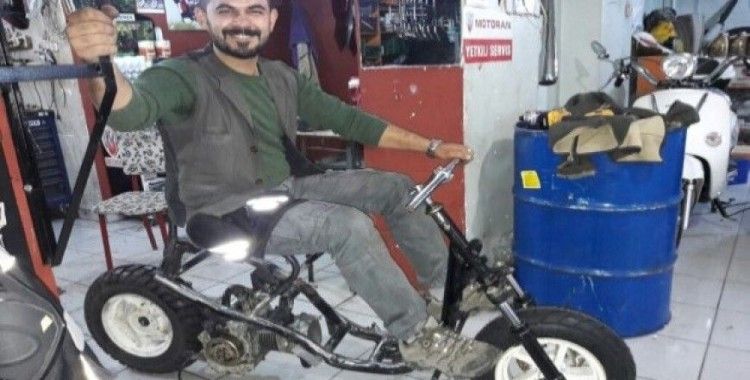 Hurdadan otomatik vitesli motosiklet üretti
