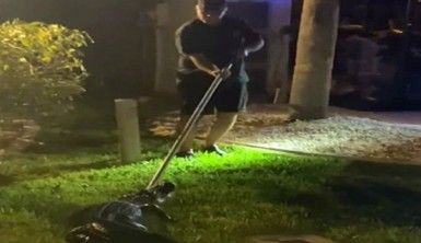 Florida'da evin garajında timsah bulundu