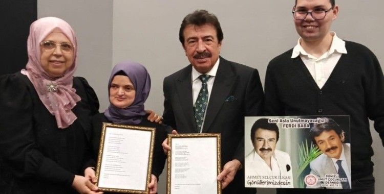 Umut çocukları ünlü sanatçıyı unutmadı