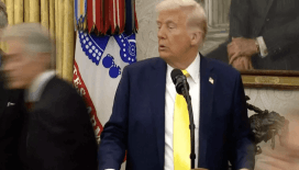 Beyaz Saray'da Mehmet Öz'ün torunu aniden bayıldı: Oval Ofis'te Trump şaşkına döndü