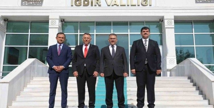 Iğdır Üniversitesi Rektörü Ekrem Gürel’den Iğdır Valisi Ercan Turan’a ziyaret