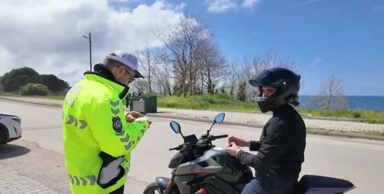 Sinop’ta "sıfır can kaybı" hedefiyle motosiklet seferberliği