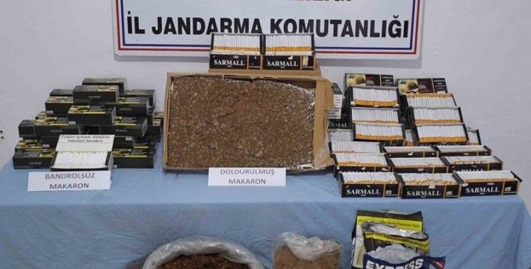 Bartın’da jandarmadan tütün operasyonu