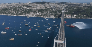 253 şehidin anısına 253 tekne İstanbul Boğazı'ndan geçiş yaptı