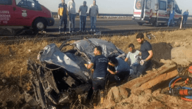 Şanlıurfa'da otomobil devrildi: 2 ölü, 3 yaralı