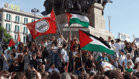 Milano ve Bologna'da sokaklar karıştı: İtalya'da Gazze için genel greve gidildi