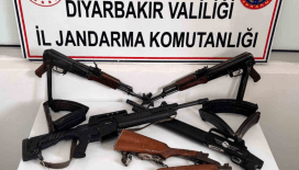 Diyarbakır’da kaçakçılık operasyonunda çok sayıda silah ele geçirildi: 6 gözaltı