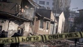 Erzurum'da doğalgaz patlaması: 2 ev çöktü, bir yaralı