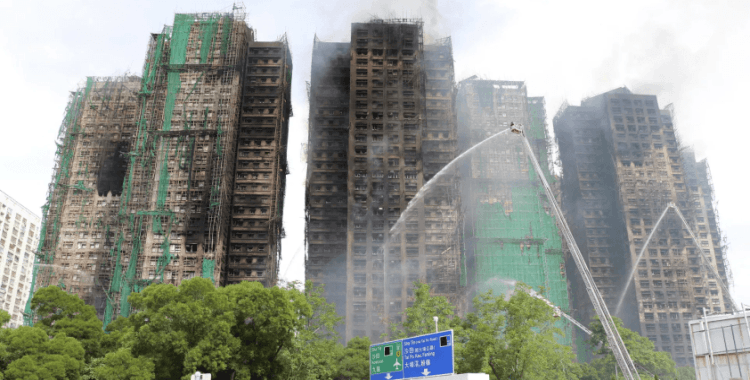 Hong Kong yangın felaketinde can kaybı: 128