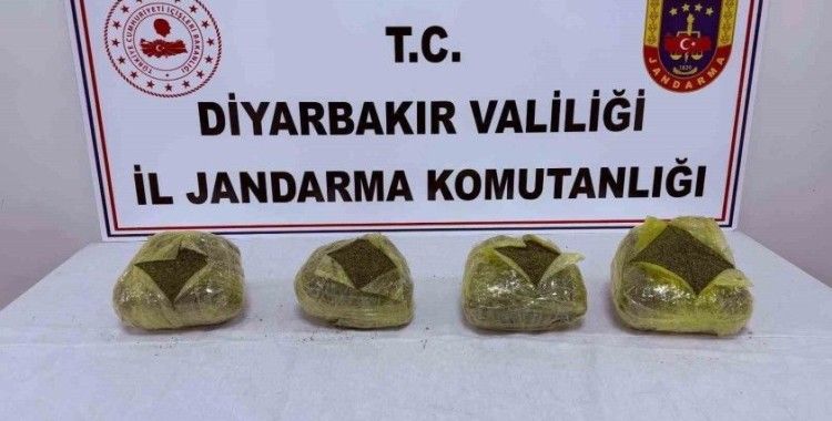 Diyarbakır’da uyuşturucu operasyonu: 38 kilo esrar ele geçirildi